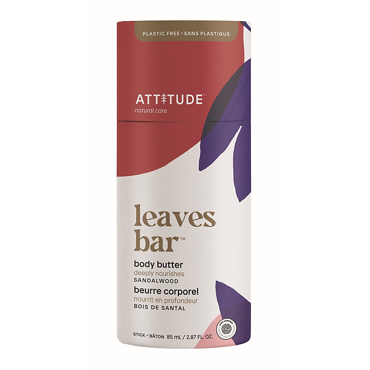 Attitude Leaves Bar Body Butter Sandalwood