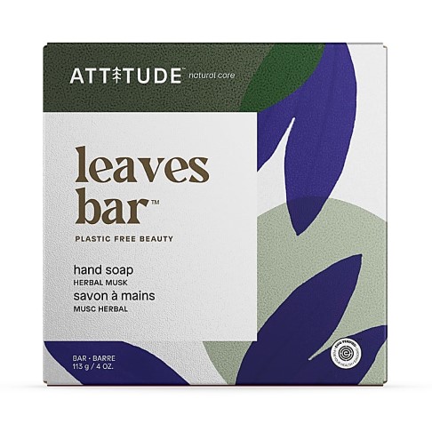 Attitude Leaves Bar Hand Soap - Herbal Musk