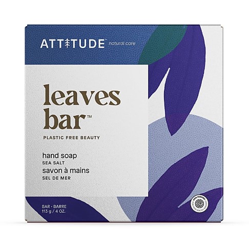 Attitude Leaves Bar Hand Soap - Sea Salt