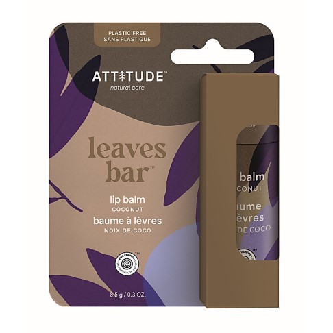 Attitude Leaves Bar Lip Balm - Coconut