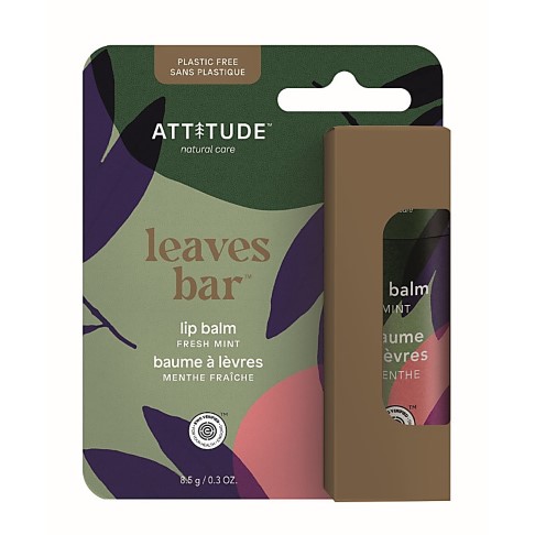 Attitude Leaves Bar Lip Balm - Mint