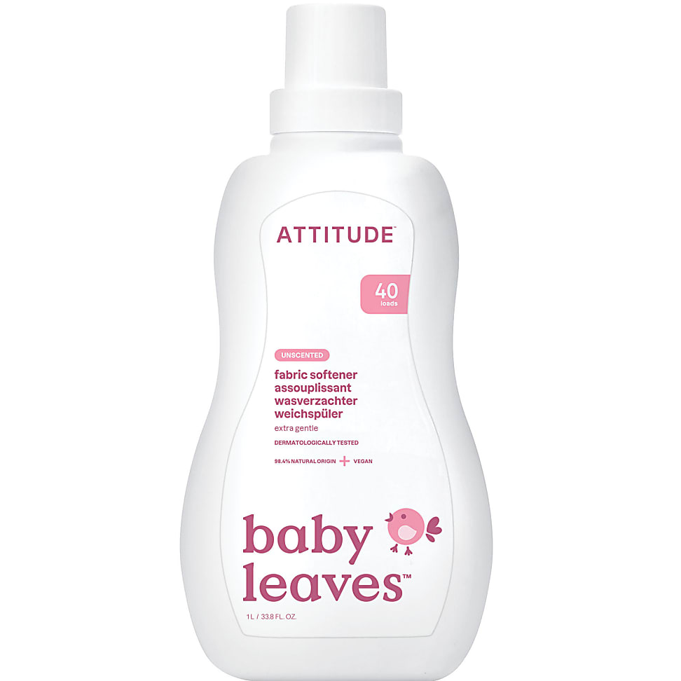 Photos - Laundry Detergent Attitude Little Ones Baby Fabric Softener - Fragrance Free  ATT (40 washes)