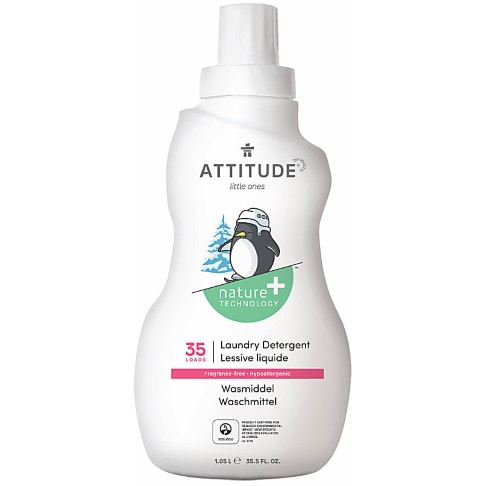 Attitude Little Ones Baby Laundry Detergent - Fragrance Free (35 washes)
