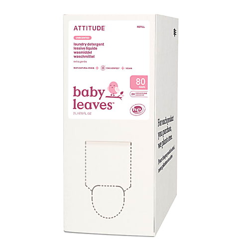 Attitude Little Ones Baby Laundry Detergent - Fragrance Free (80 washes)