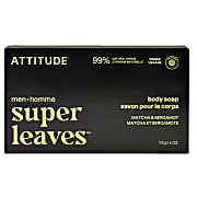 Attitude Super Leaves Body Soap for Men - Matcha & Bergamot