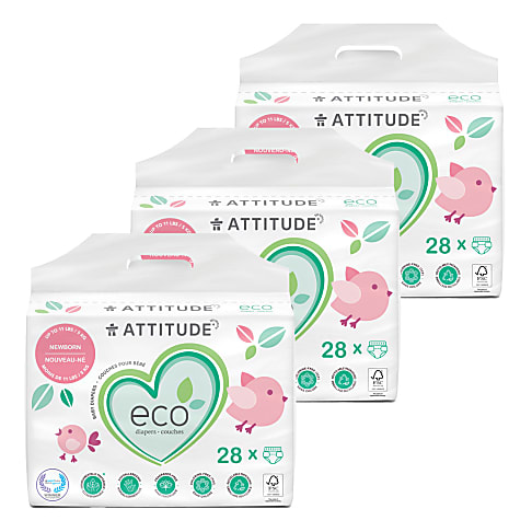 Attitude Newborn Nappies Bundle