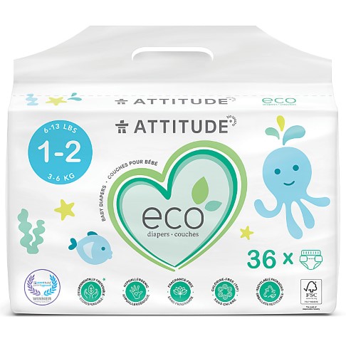 Attitude Nappies - Size 1-2