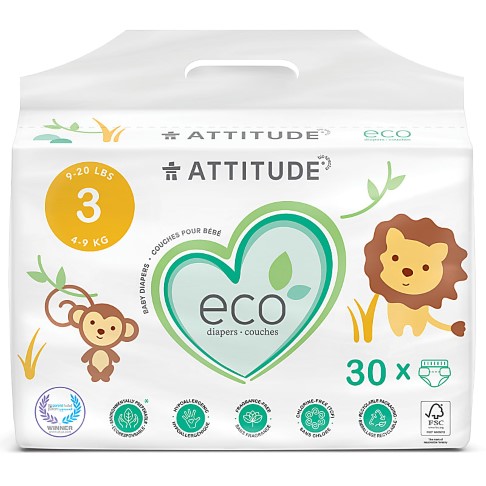 Attitude Nappies - Size 3