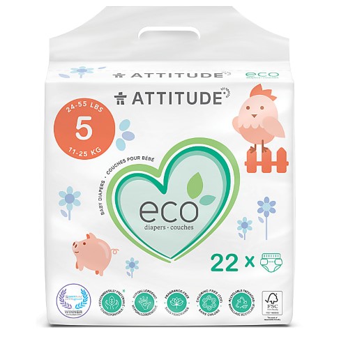 Attitude Nappies - Size 5