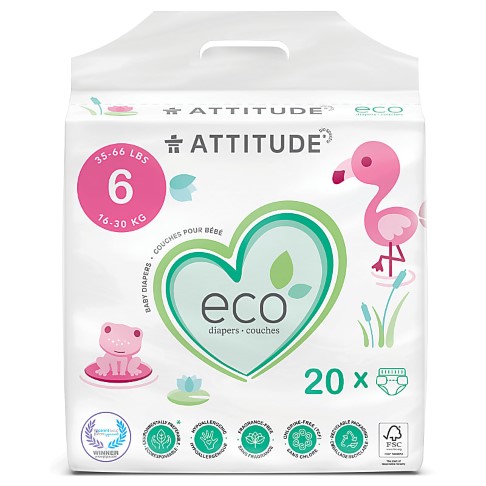 Attitude Nappies - Size 6