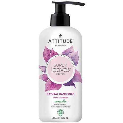 Attitude Super Leaves Natural Hand Soap - White Tea Leaves