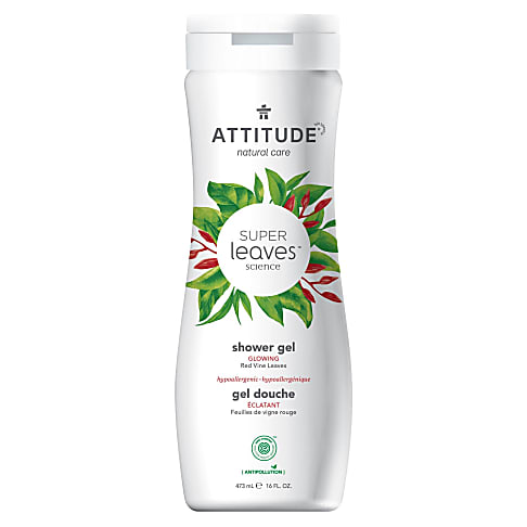 Attitude Super Leaves Natural Shower Gel - Glowing