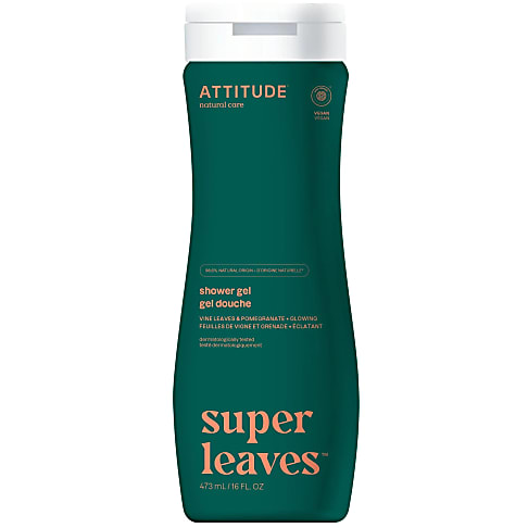 Attitude Super Leaves Natural Shower Gel - Glowing