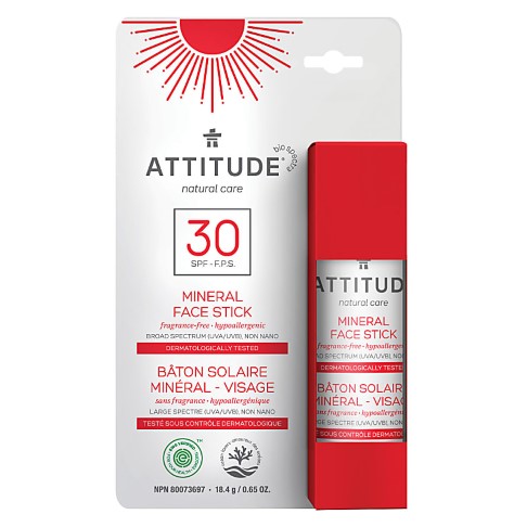 Attitude Face Stick - SPF 30 - fragrance free