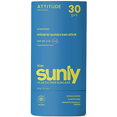 Attitude Kids Sunly Sunscreen Stick SPF30 - Fragrance Free