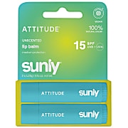 Attitude Sunly Lipbalm SPF15 - Unscented - Duo Pack