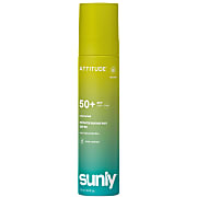 Attitude Sunly Mineral Sunscreen Spray Face & Body - SPF 50 - Unscented