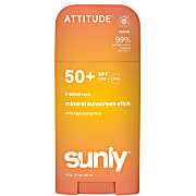 Attitude Sunly Mineral Sunscreen Stick Face & Body - SPF 50 - Tropical Coco