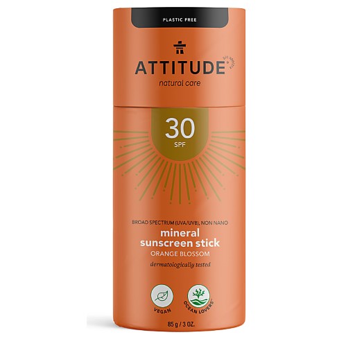 Attitude Sunscreen Stick - SPF 30 - Orange Blossom