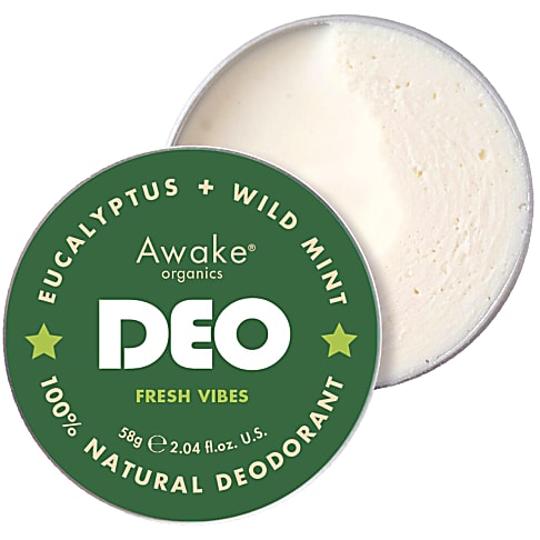 Awake Organics Fresh Vibes Natural Deodorant - Eucalyptus and Wild Mint