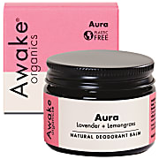 Awake Organics Aura Natural Deodorant Balm - Lavender & Lemongrass