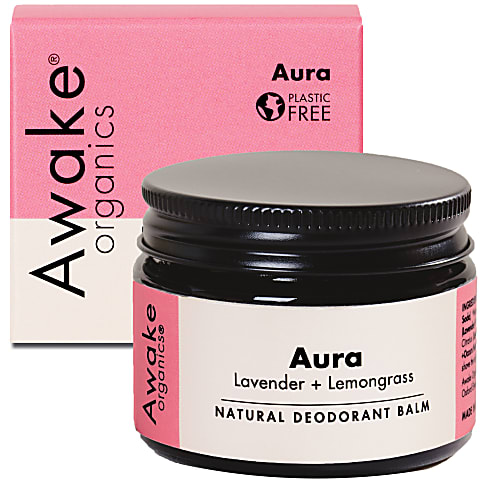 Awake Organics Aura Natural Deodorant Balm - Lavender & Lemongrass
