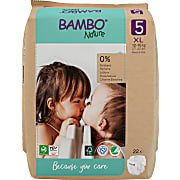 Bambo Nature Disposable Nappies - Junior - Size 5 - Pack of 22