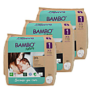 Bambo Nature Nappies - Size 1 - Economy Pack (66 nappies)