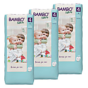 Bambo Nature Nappies - Size 4 - Economy Pack (144 nappies)