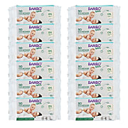 Bambo Nature 100% Biodegradable Wipes Economy Pack (1000 wipes)
