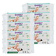 Bambo Nature 100% Biodegradable Wipes Economy Pack (500 wipes)