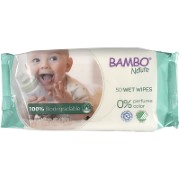 Bambo Nature 100% Biodegradable Wipes (x50)