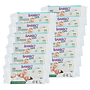 Bambo Nature 100% Biodegradable Wipes Economy Pack (600 wipes)