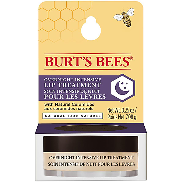Photos - Lipstick & Lip Gloss Burts Bees Burt's Bees Overnight Intensive Lip Treatment BBLIPTREATNIGHT 