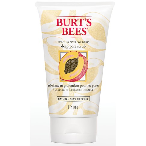 Burt's Bees  Peach and Willowbark Deep Pore Scrub