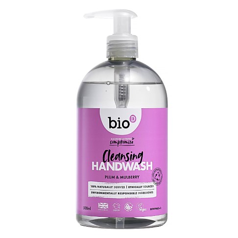 Bio-D Plum & Mulberry Cleansing Hand Wash 500ml