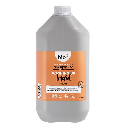 Bio-D Mandarin Washing Up Liquid Refill - 5L