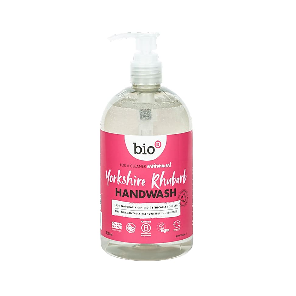 Bio-D Yorkshire Rhubarb Cleansing Hand Wash 500ml