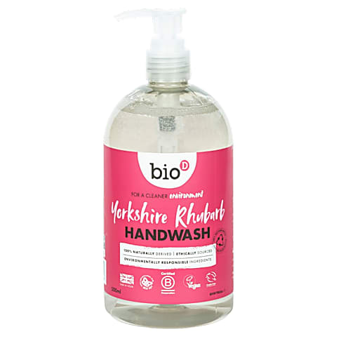 Bio-D Yorkshire Rhubarb Cleansing Hand Wash 500ml