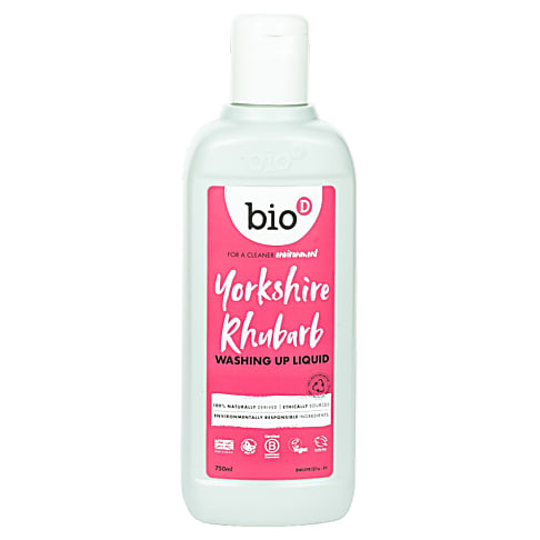Bio-D Concentrated Washing Up Liquid with Yorkshire Rhubarb