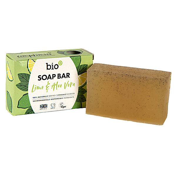 Bio-D Soap Bar - Lime & Aloe Vera