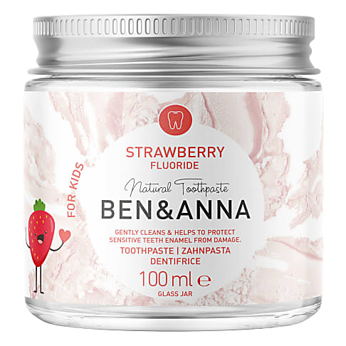 Ben & Anna Toothpaste with fluoride - Strawberry