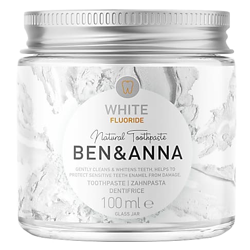 Ben & Anna Toothpaste with fluoride - White