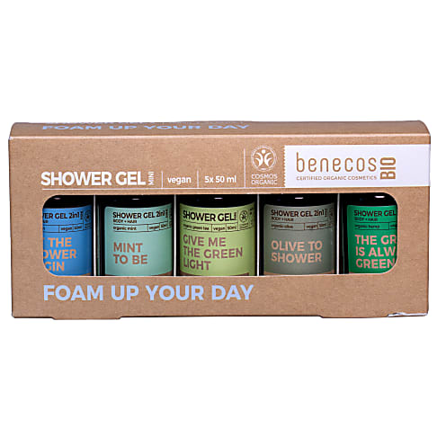 Benecos BIO Foam Up Your Day Mini Shower Gel Set