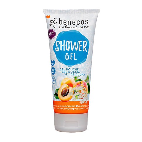 Benecos Natural Shower Gel - Apricot & Elderflower
