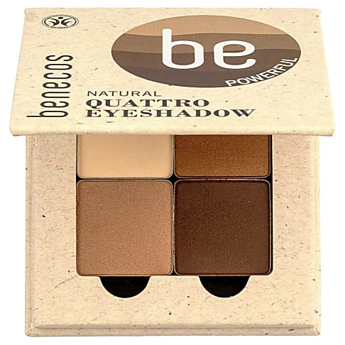 Benecos Natural Quattro Eyeshadow - Coffee & Cream