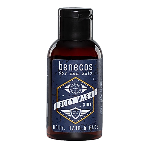 Benecos For Men 3 in 1 Body Wash Mini