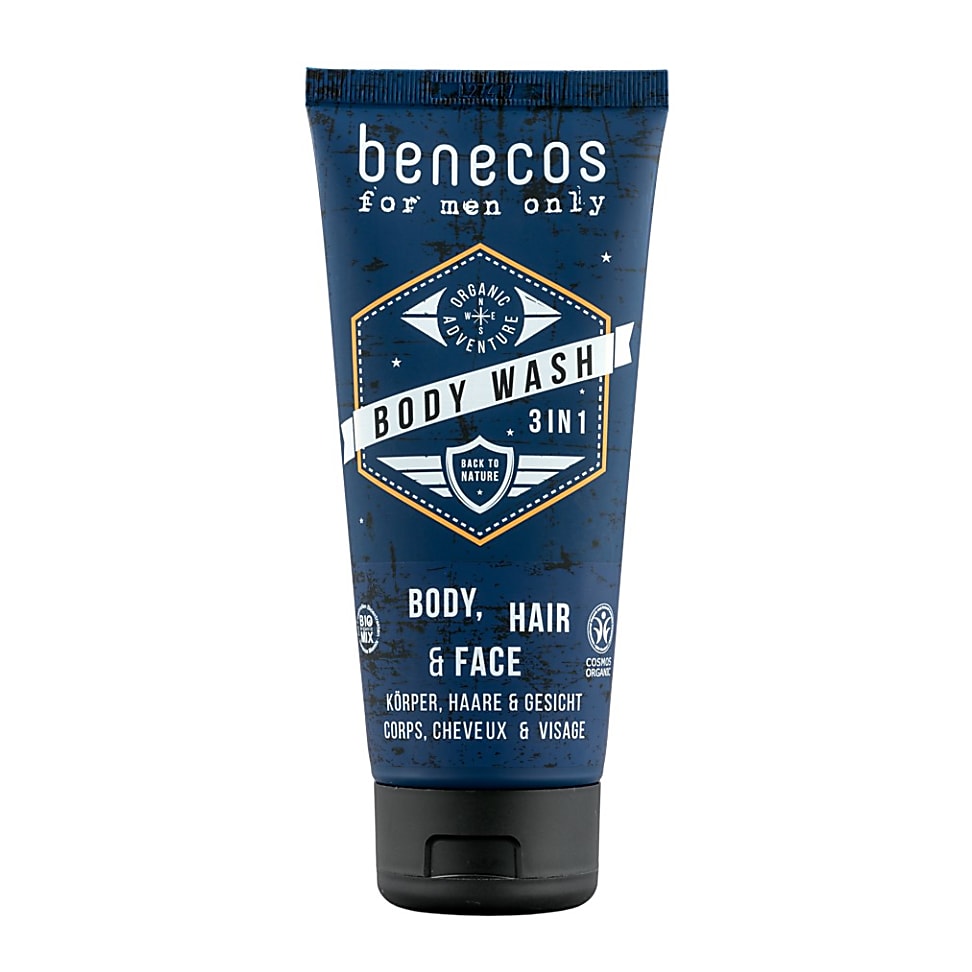 Photos - Shower Gel Benecos For Men Only 3in1 Body Wash BENEFMBOWA 