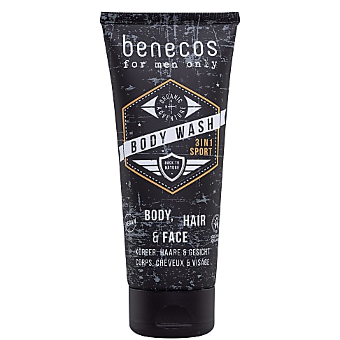 Benecos For Men 3 in 1 Sport Body Wash
