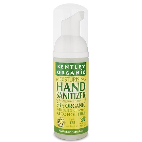 Bentley Organic Moisturising Hand Sanitizer with Organic Lemon Oil